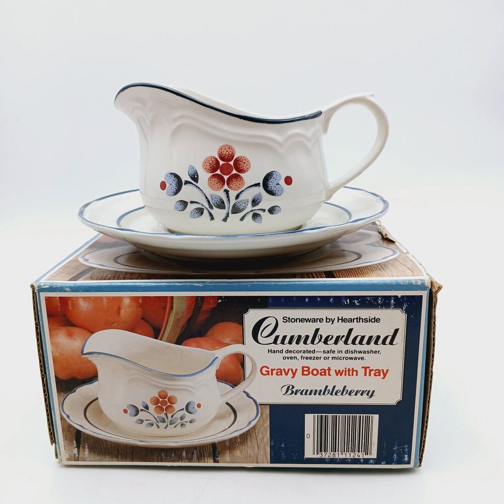 Vtg StoneWare by HearthSide Cumberland Gravy Boat